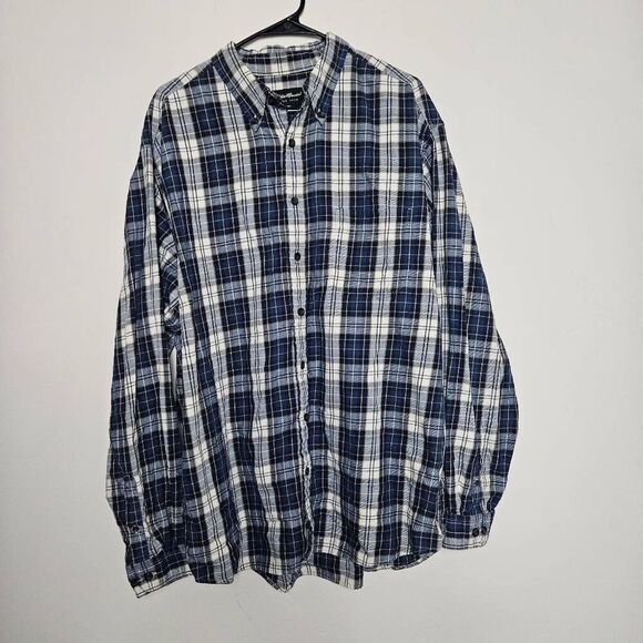Eddie Bauer Plaid Button Down Shirt - Picture 1 of 7